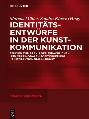 cover image of Identitätsentwürfe in der Kunstkommunikation